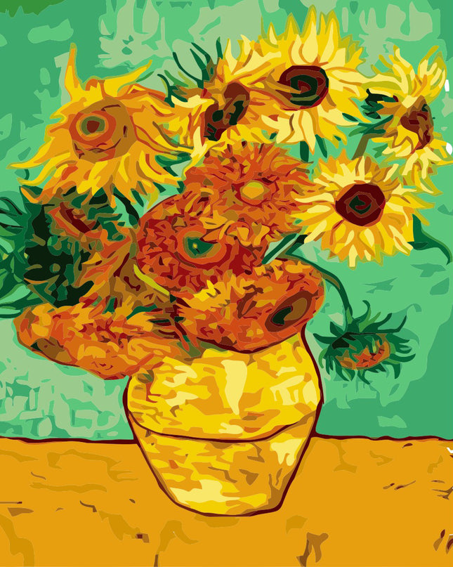 Sunflowers - Vincent Van Gogh - Paint by Numbers