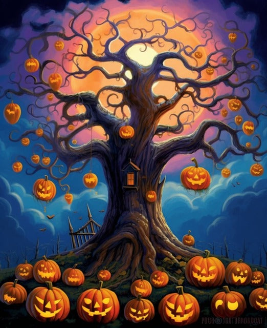 Halloween's Spirit - Paint by Numbers