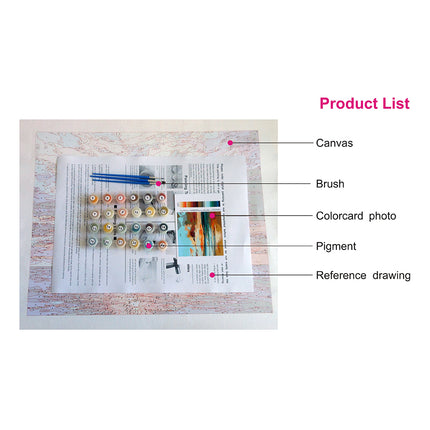 Custom Paint by Numbers Kit for Personalized Artwork