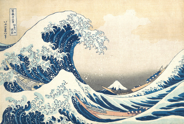 Great Wave off Kanagawa - Katsushika Hokusai - Paint by Numbers