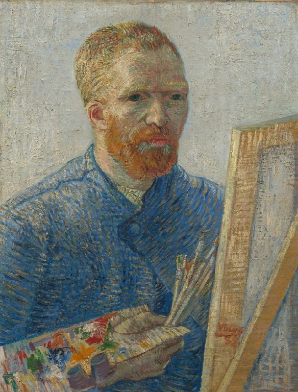 Self-Portrait as a Painter - Vincent Van Gogh - Paint by Numbers