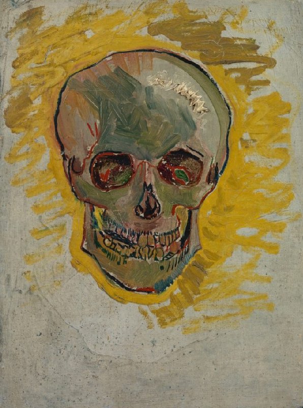 Skull - Vincent Van Gogh - Paint by Numbers