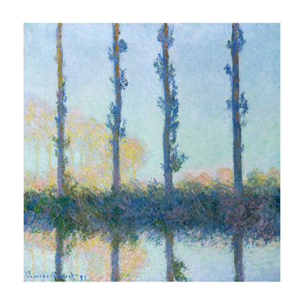 The Four Trees - Claude Monet -  Paint by Numbers