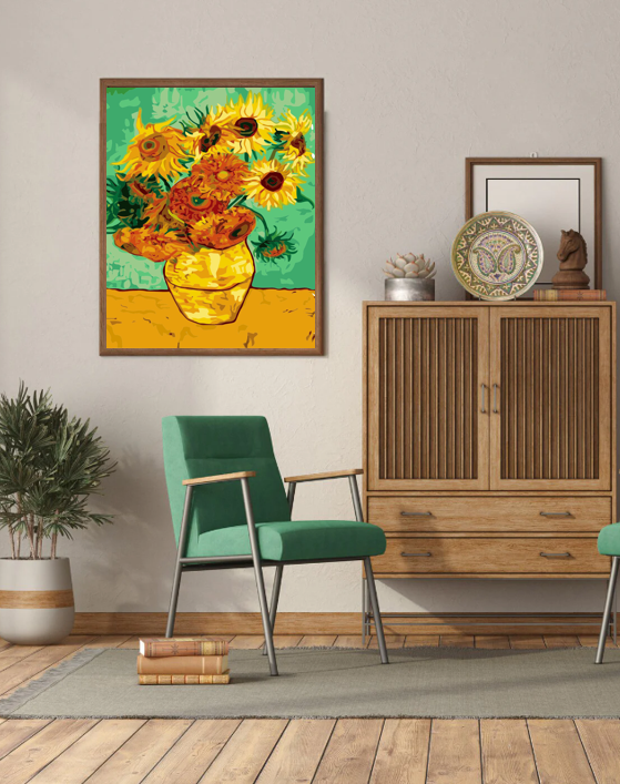 Sunflowers - Vincent Van Gogh - Paint by Numbers