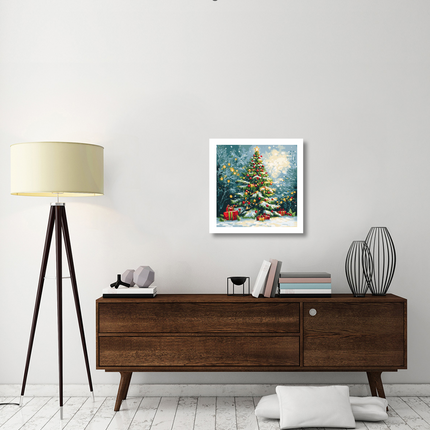 The Joyful Christmas Tree - Paint by Numbers