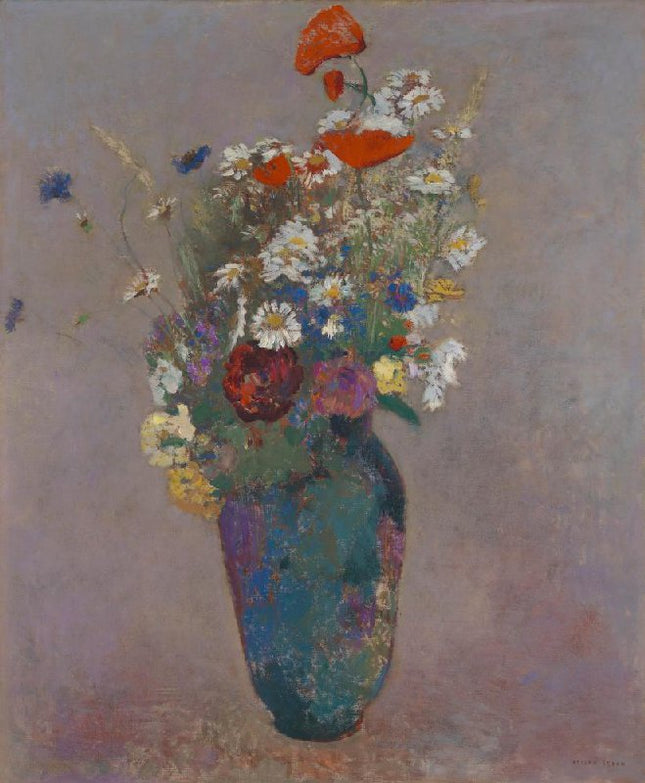 Vision. Vase of Flowers - Odilon Redon - Paint by Numbers